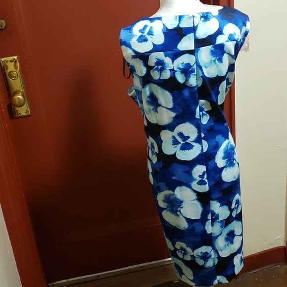 Calvin Klein Women Blue & White Dress Size 22W - Picture 5 of 14